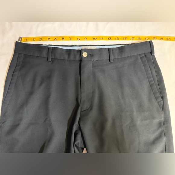 PETER MILLAR Black Flat Front Salem Performance shorts size 34 - Picture 8 of 11